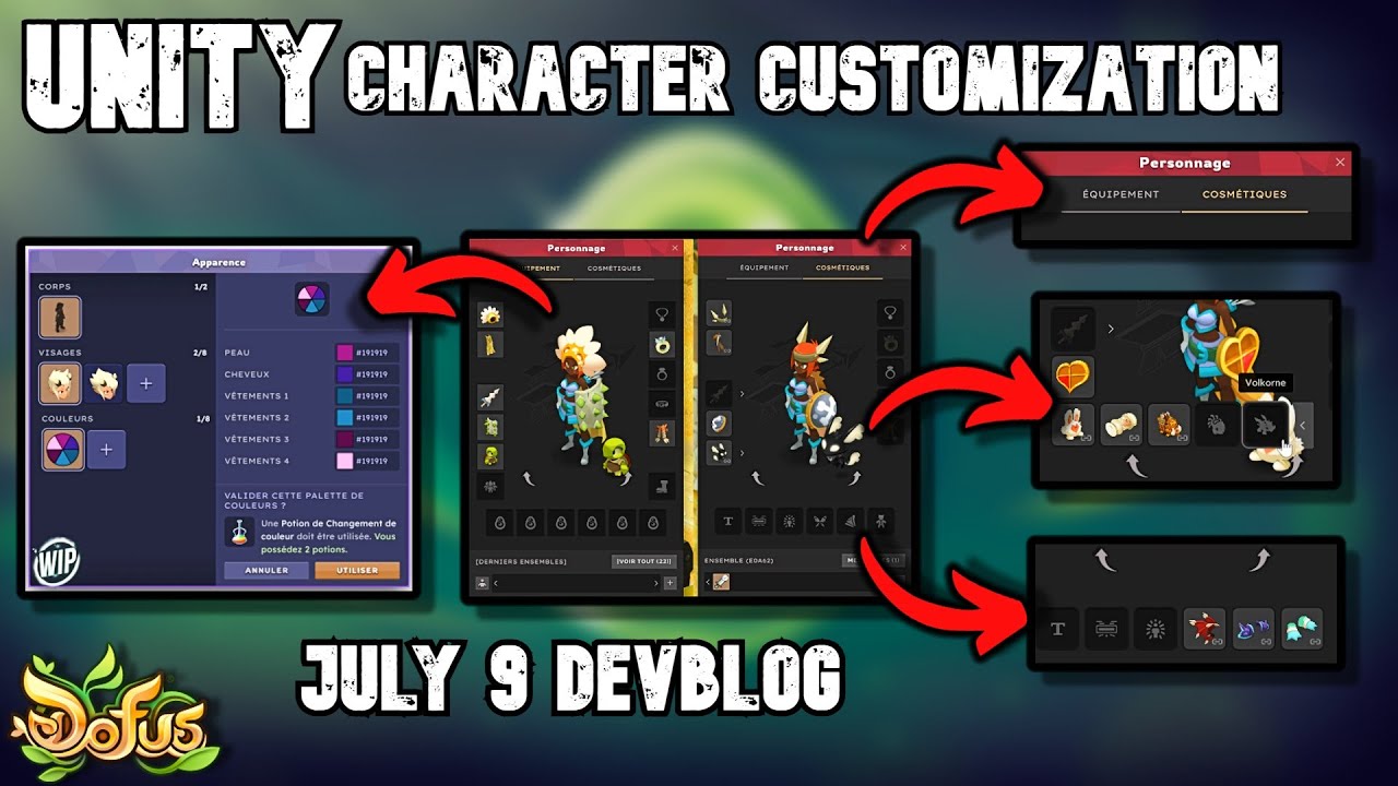Dofus UNITY 2024 - THIS IS THE NEW COSMETIC INVENTORY! - July 9 Update!