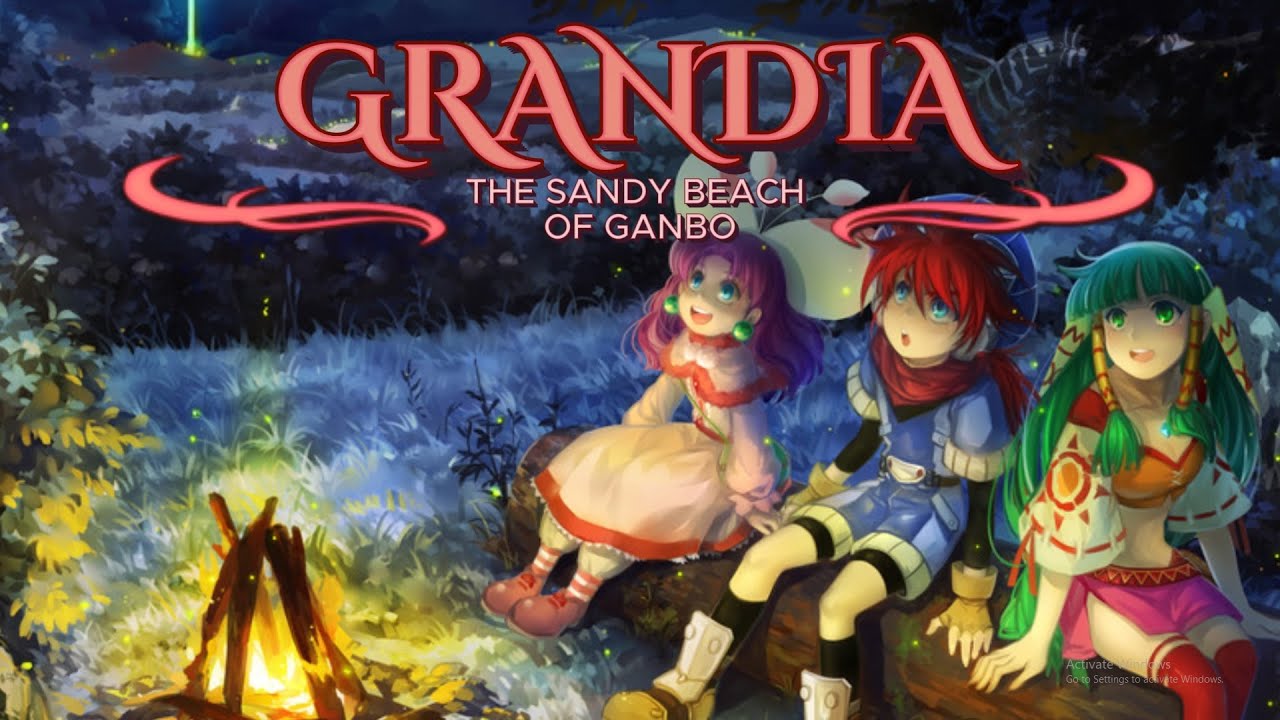 3hours relaxing music  of Grandia 1 - Sandy Beach of Ganbo 🌙 [Relax,Study,Sleep]