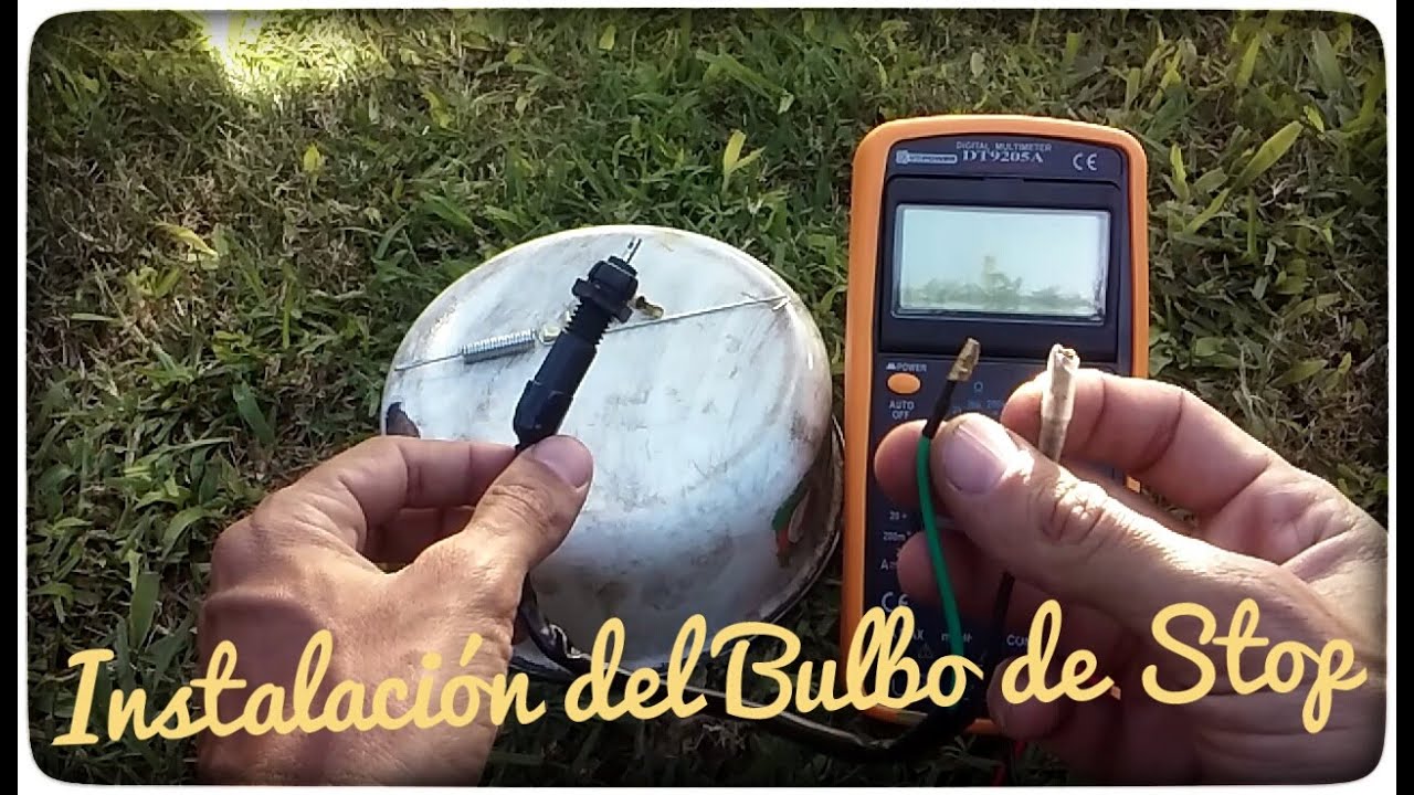 Instalar un Bulbo de Freno STOP Facil