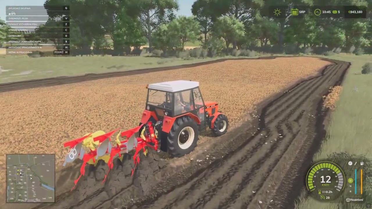 oráme s Zetorem 6245 díl 1       (FS25)