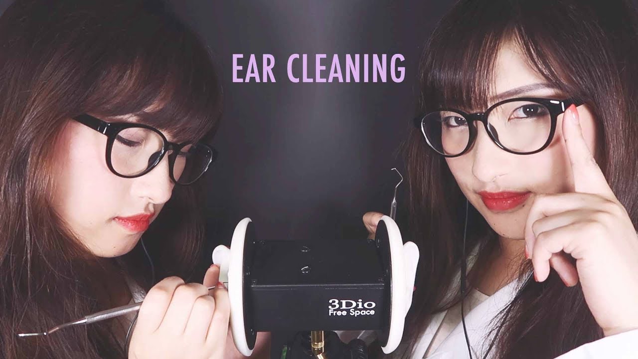 ASMR. Twin Doctors Ear Cleaning w/Dental Pick (No Talking)