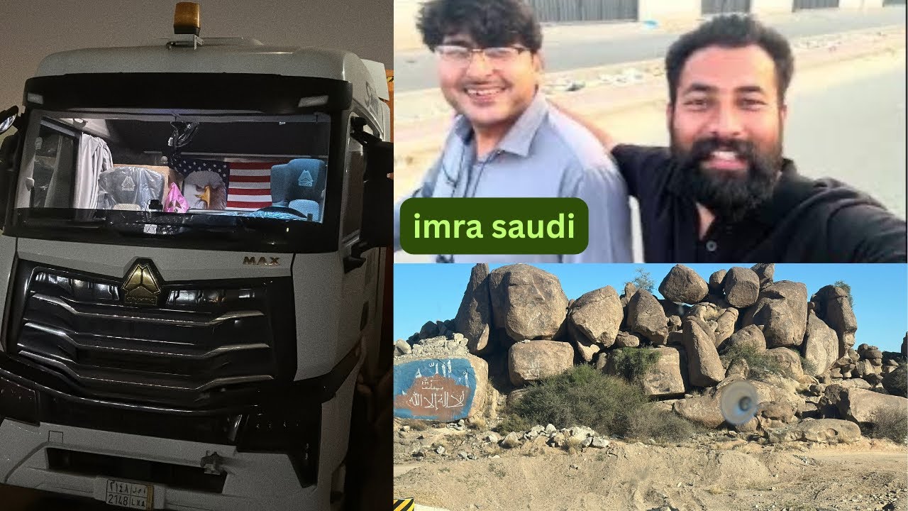Imran veer trucking vlog in saudi #india #automobile#travel #roadtrip #dubai #pakistan 