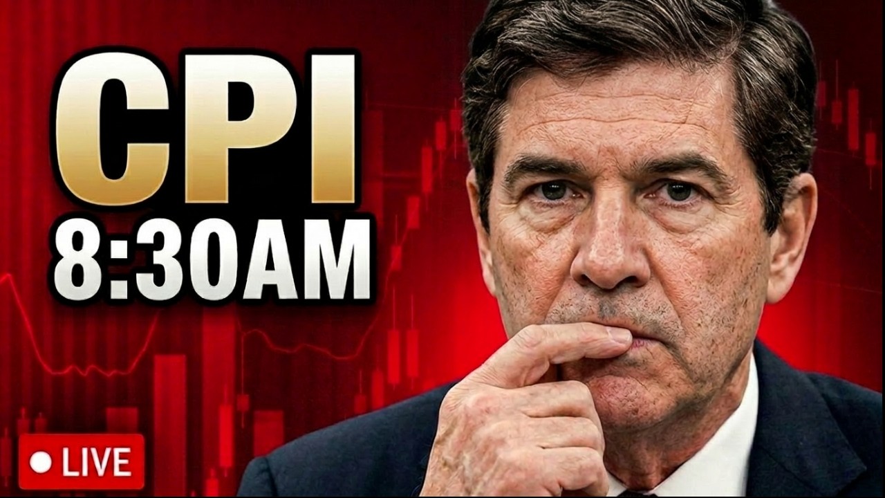 🔴CPI INFLATION FLAT! OIL INFLATION SHOCK MARKETS?! | LIVE TRADING