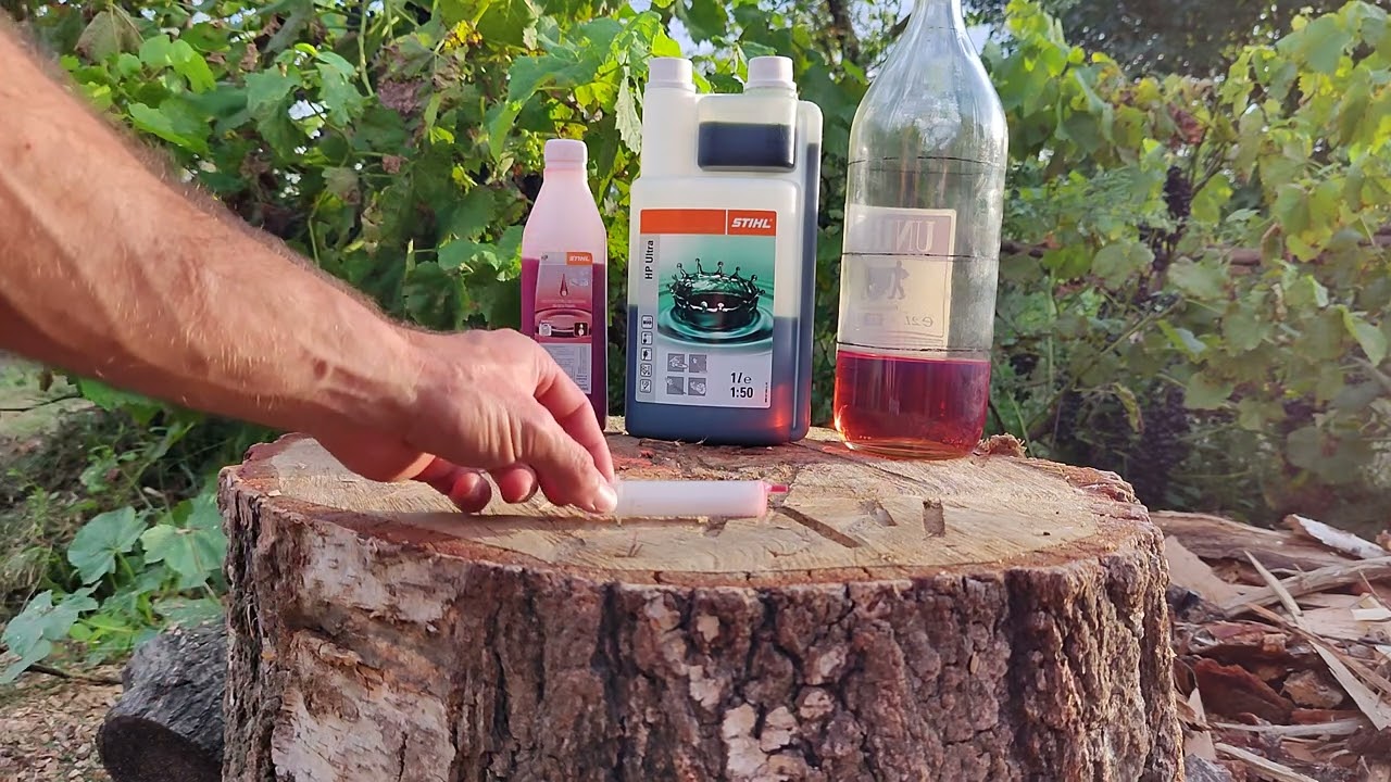 Cât ulei punem la 1 litru de benzină ? Cum se face amestecul corect #drujba