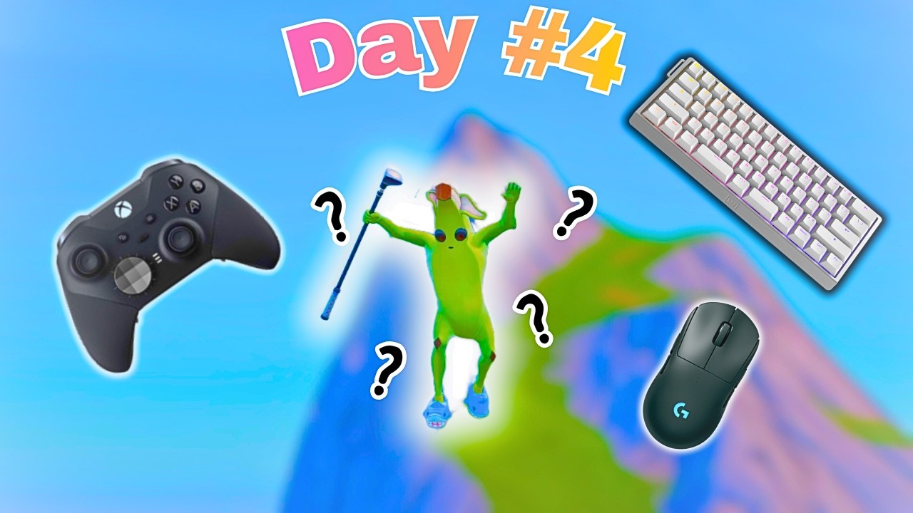 Day 4 Controller to Keyboard progression (Fortnite Controller to Keyboard)