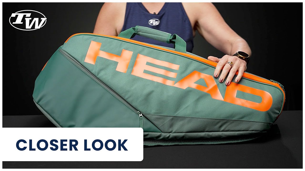 Take a closer look at the Head Pro Tennis Racquet Bag in Medium (holds 6 racquets; new for 2023)