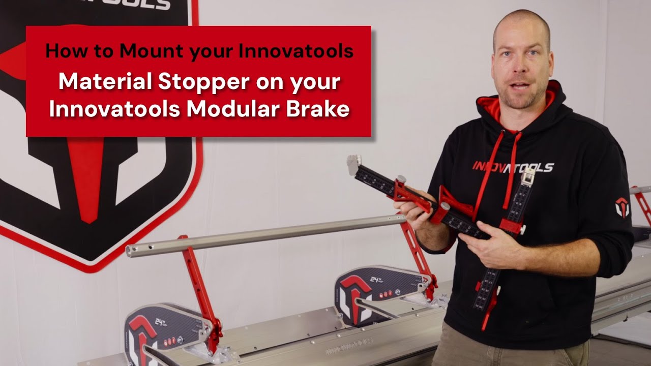 How to Mount your Material Stopper on your Innovatools Modular Bending Brake