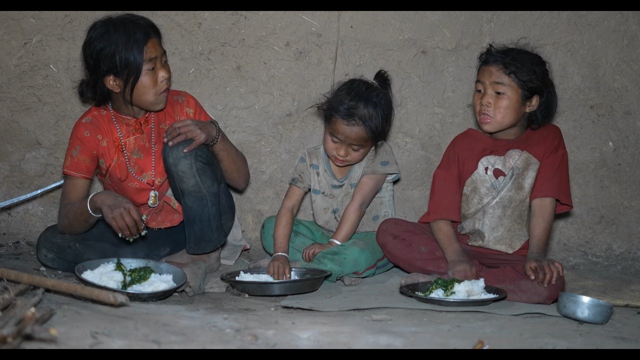 Cooking vegetables from the village ll Rural village life