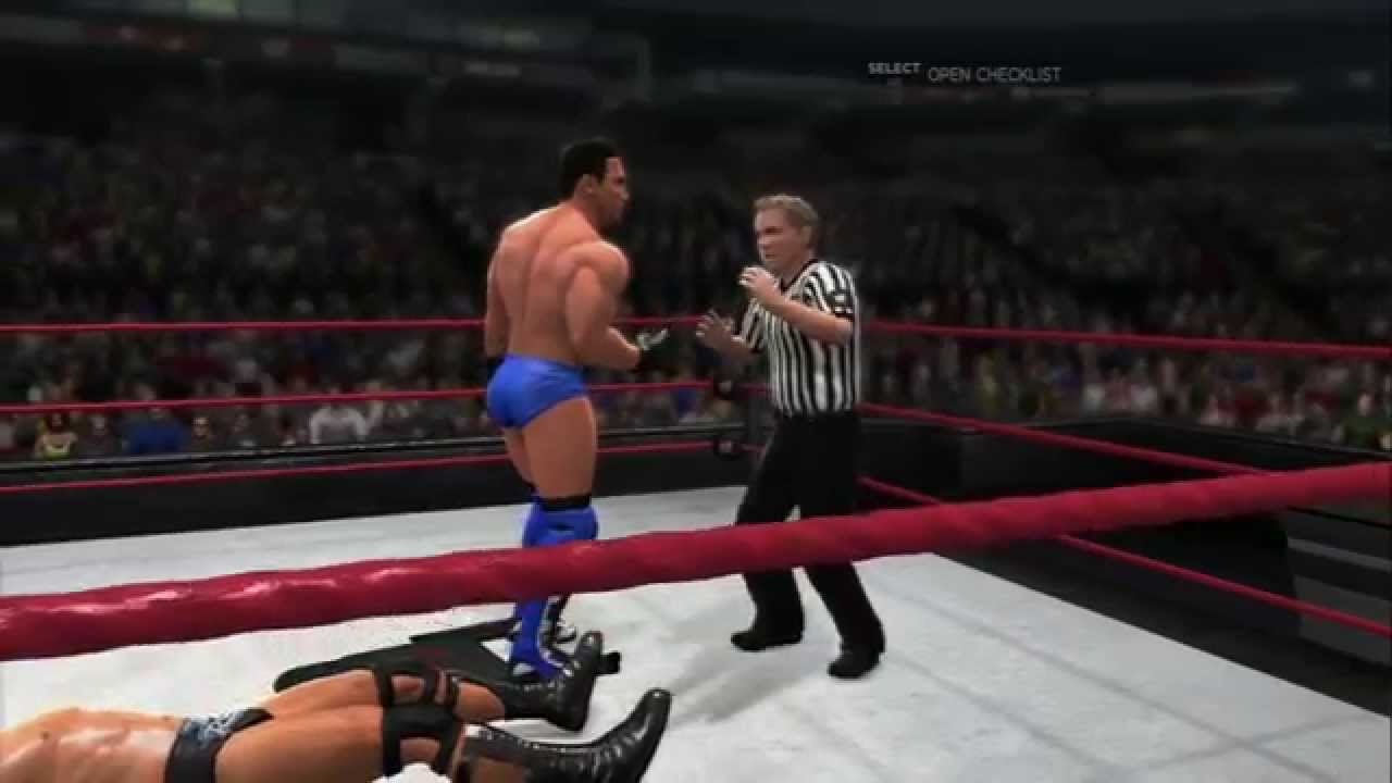 WWE '13 - The Rock vs. Ken Shamrock: Raw Is War | PS3 Gameplay