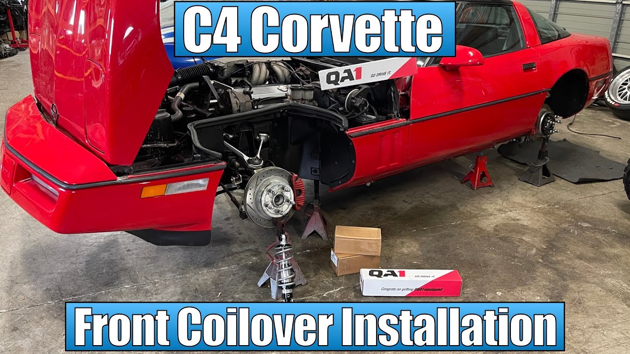 C4 Corvette Front Coilover Installation.