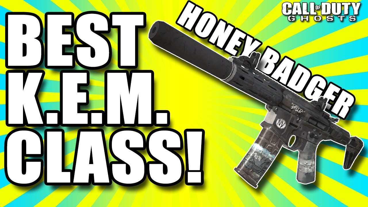 ★COD Ghosts: "Honey Badger" Best "KEM Strike" Class Setup! ★ Specialist Class (Call of Duty Ghost)