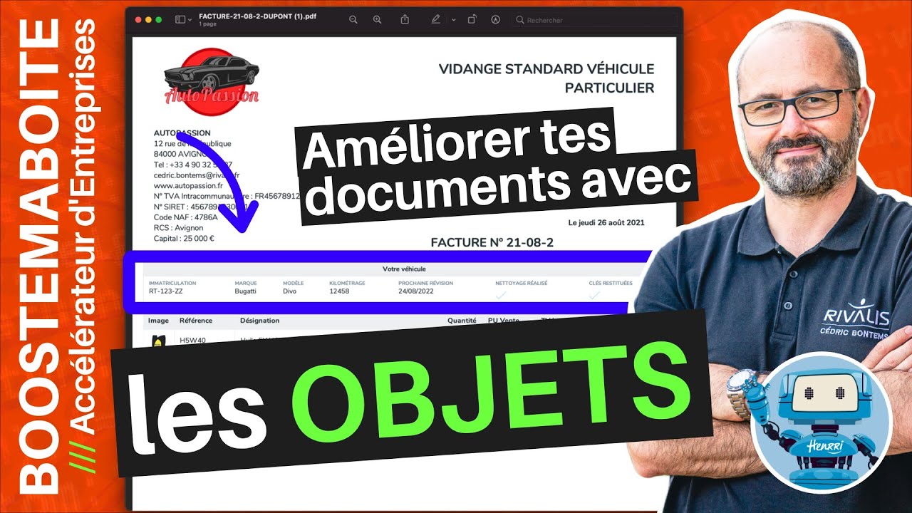 Les OBJETS, ou comment AMÉLIORER tes Devis et Factures Henrri ? Bien utiliser les objets de Henrri.