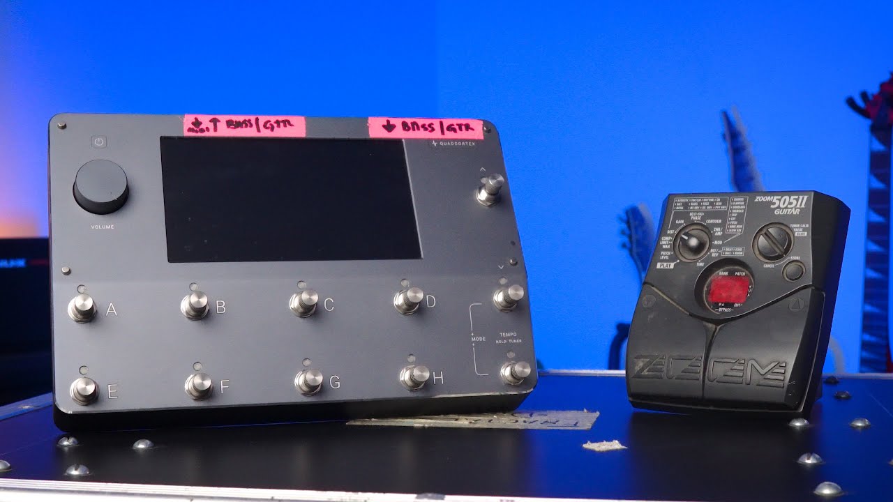 PEDALERA MODERNA vs ANTIGUA / Quad Cortex VS Zoom 505 ii | Eddie Warboy