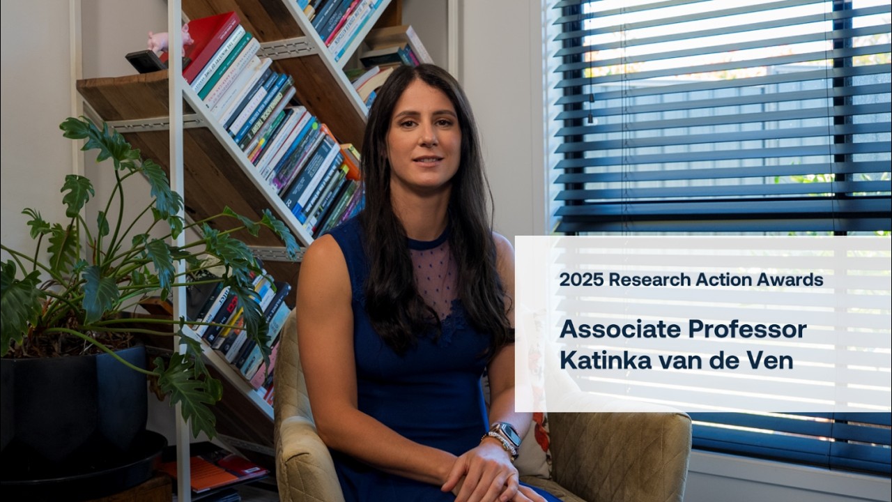 Research Action Awards 2025: Associate Professor Katinka van de Ven