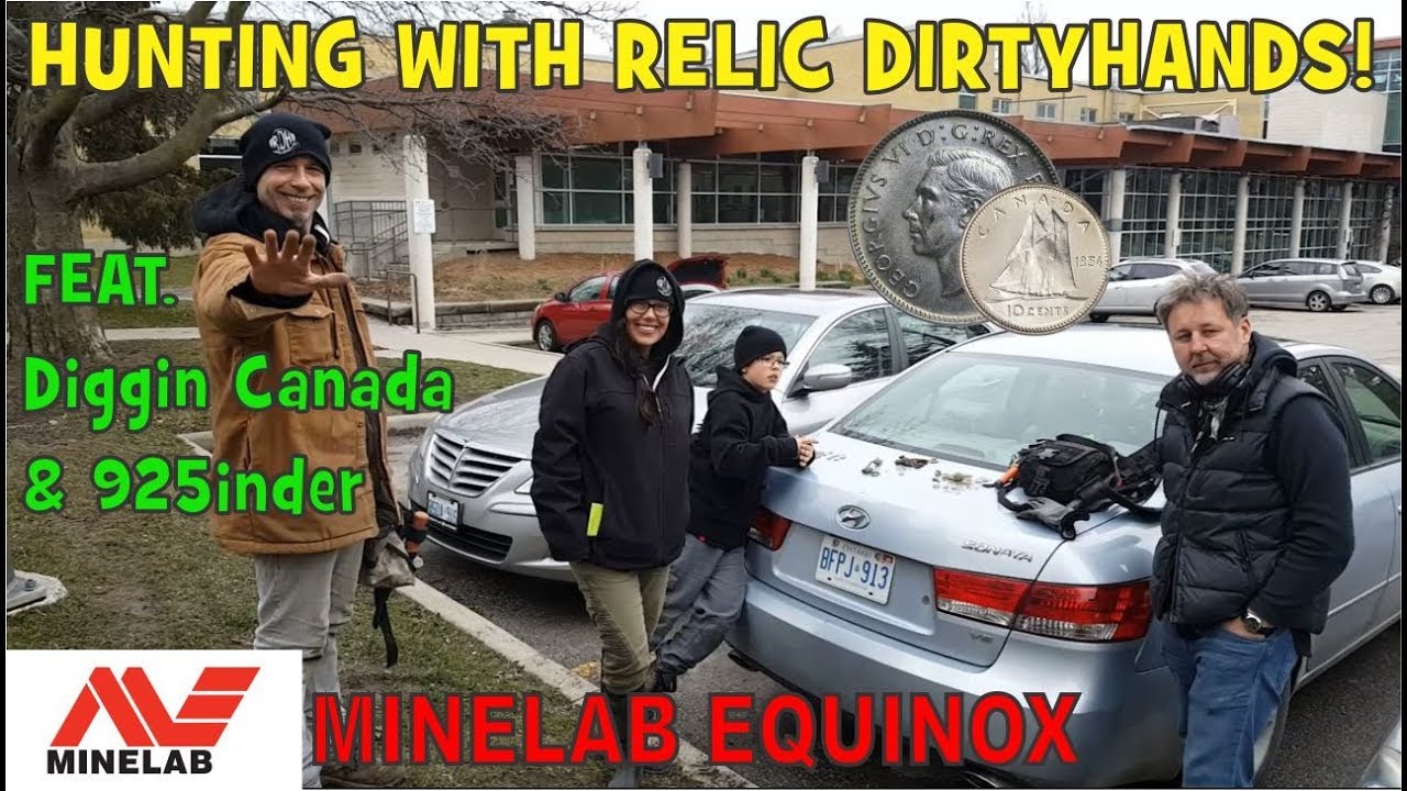 Metal Detecting With Relic DirtyHands - Metal Detecting Toronto Canada - Minelab Equinox