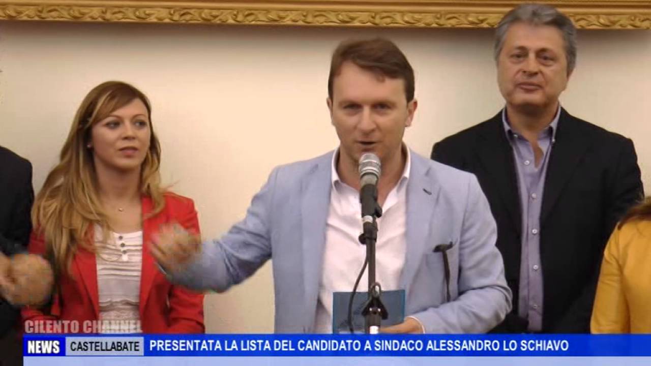 CASTELLABATE, PRESENTATA LA LISTA DEL CANDIDATO SINDACO ALESSANDRO LO SCHIAVO