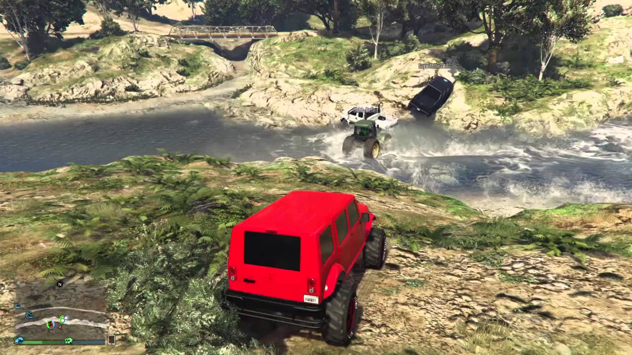GTA 5 Online - ONLINE MUDDING | GOING DEEP | OFFROADING