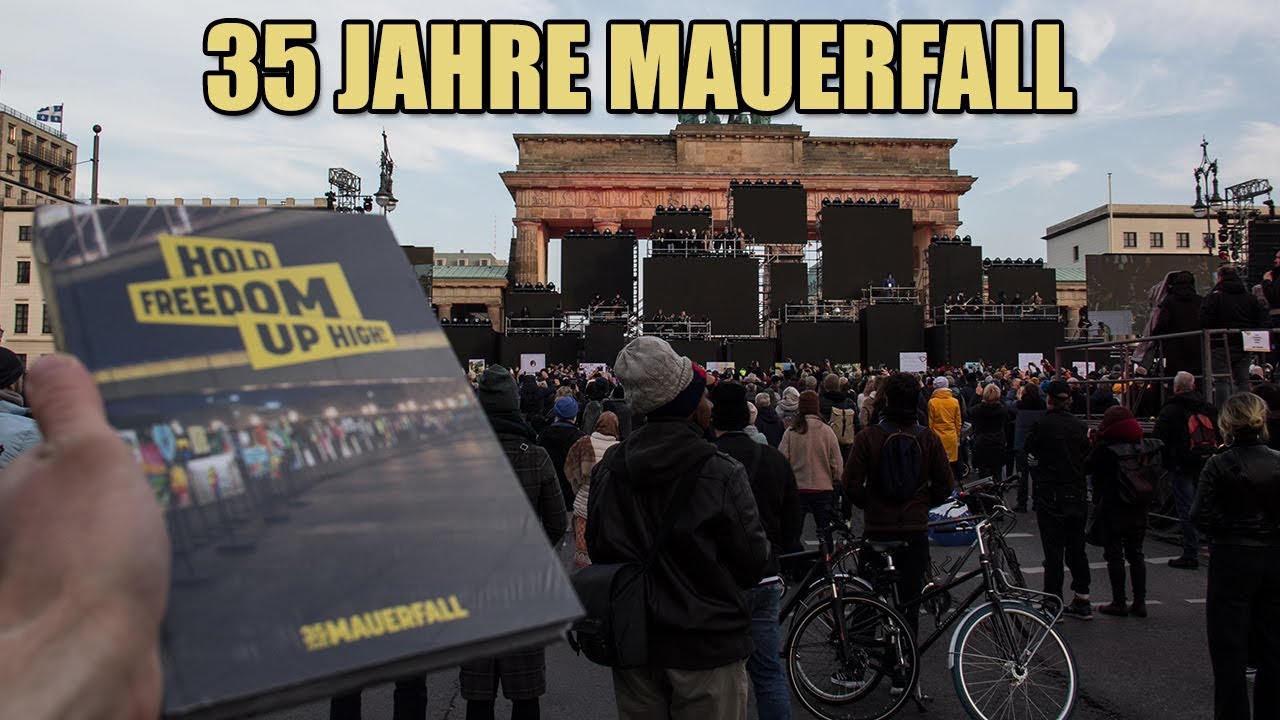 35 Jahre Mauerfall | Band für Freiheit | Live am Brandenburger Tor | Hold Freedom Up High | 4K
