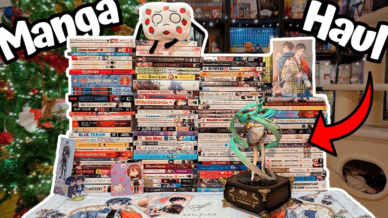 The Most Wonderful Manga/Merch Haul ~ December 2024 ~ Manga, Miku & BEANS 🫘🫘🫘