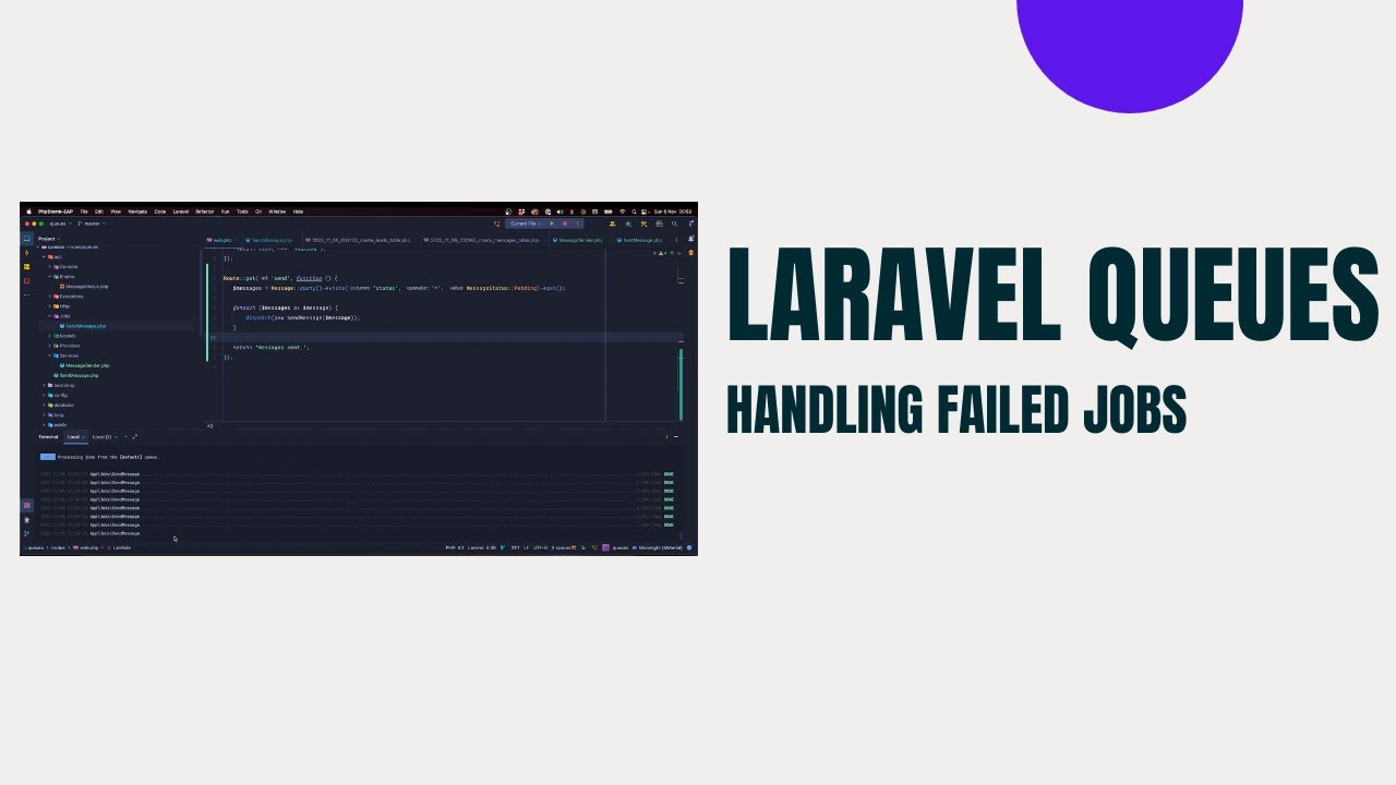 Laravel Queues Lesson 2 — Failed jobs: listing, retrying and handling them