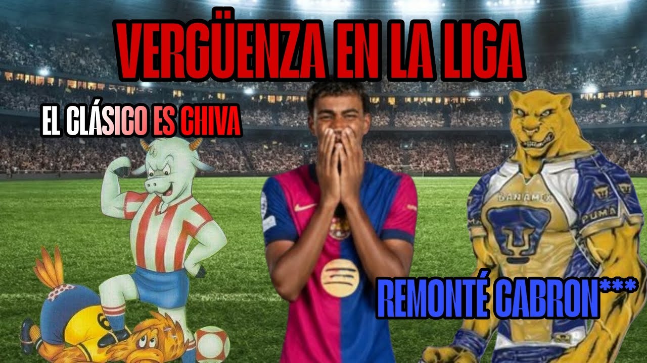 EL CLÁSICO ES CHIVA, PUMAS REMONTA, se viene el clásico de la amistad 