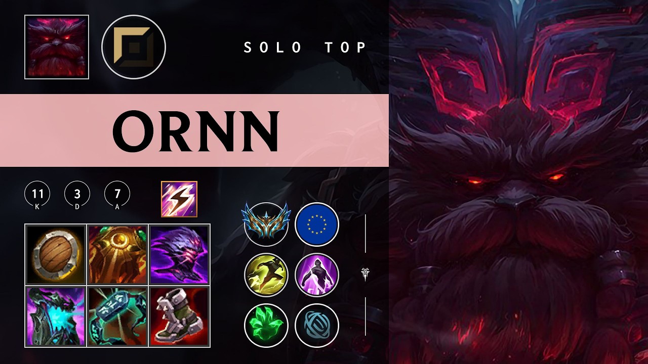 Ornn Top vs Garen - EUW Challenger Patch 26.06