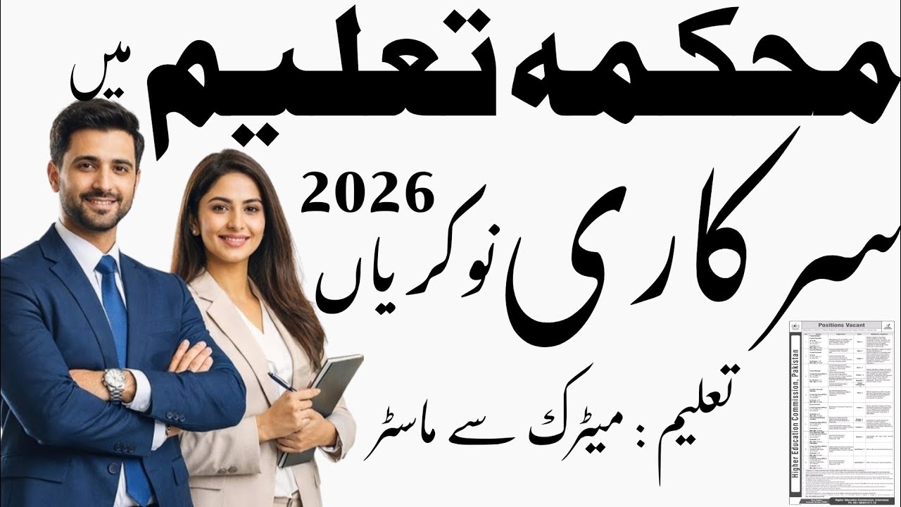 HEC Islamabad Jobs 2026 😱 Latest Government Jobs in Pakistan | Big Opportunity