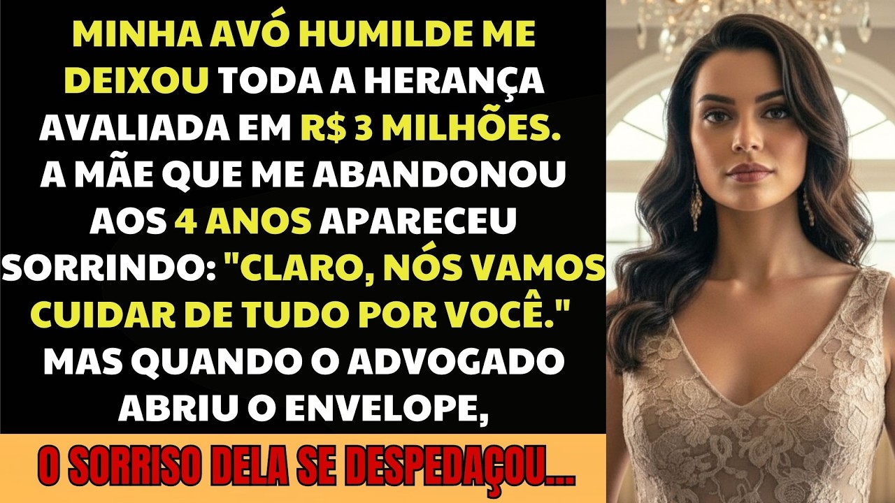 Minha Avó Humilde Me Deixou Toda A Herança Dela, Avaliada Em R$ 3 Milhões… A Mãe Que Me...