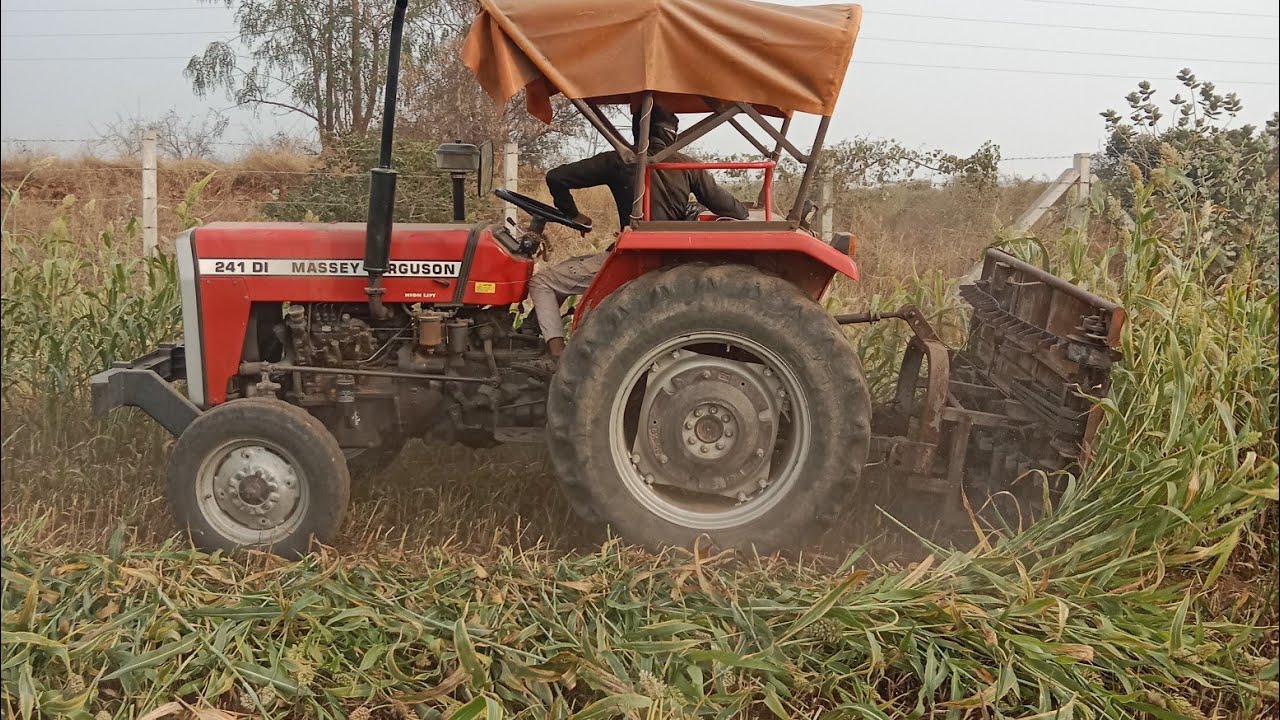इस Tractor ने खेत को सेकंडों में साफ कर दिया 😱 | Dangerous Cutting Machine 🚜💥 #trector #massy 
