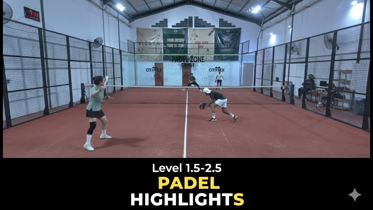 Ep.5 – Beginner Padel Match Highlights (Level 1-2) ! Reclub Papadelan 🔥 I.Nugraha
