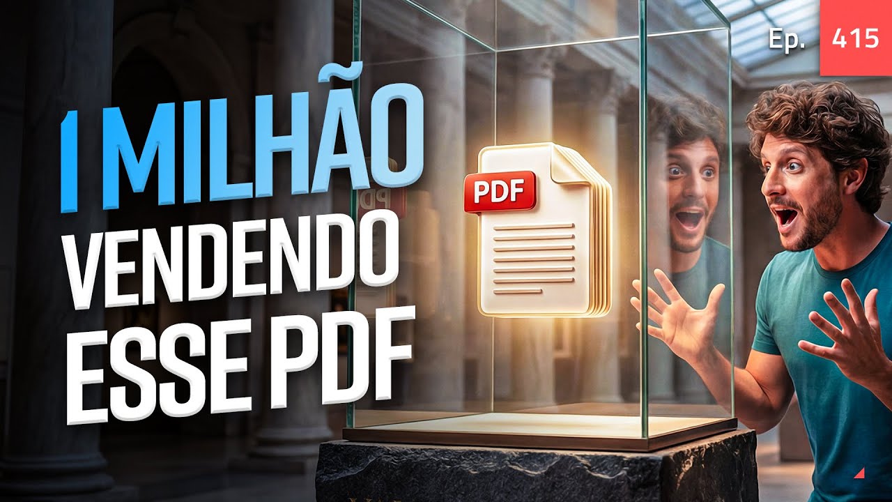 Ep. 415 - Casal fez 1 milh&atilde;o vendendo esse infoproduto em PDF