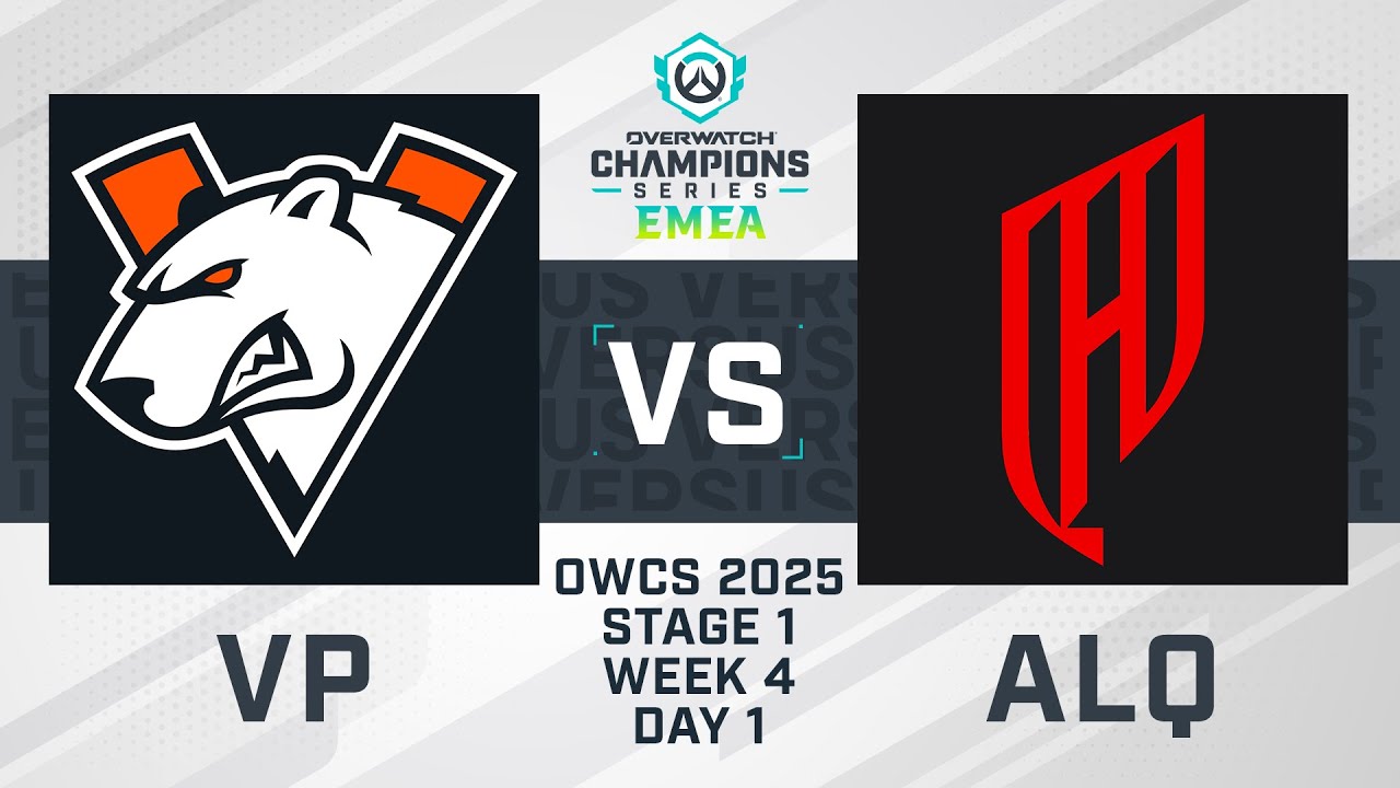 Virtus.pro vs Al Qadsiah | OWCS 2025 EMEA | Stage 1 Week 4 Day 1