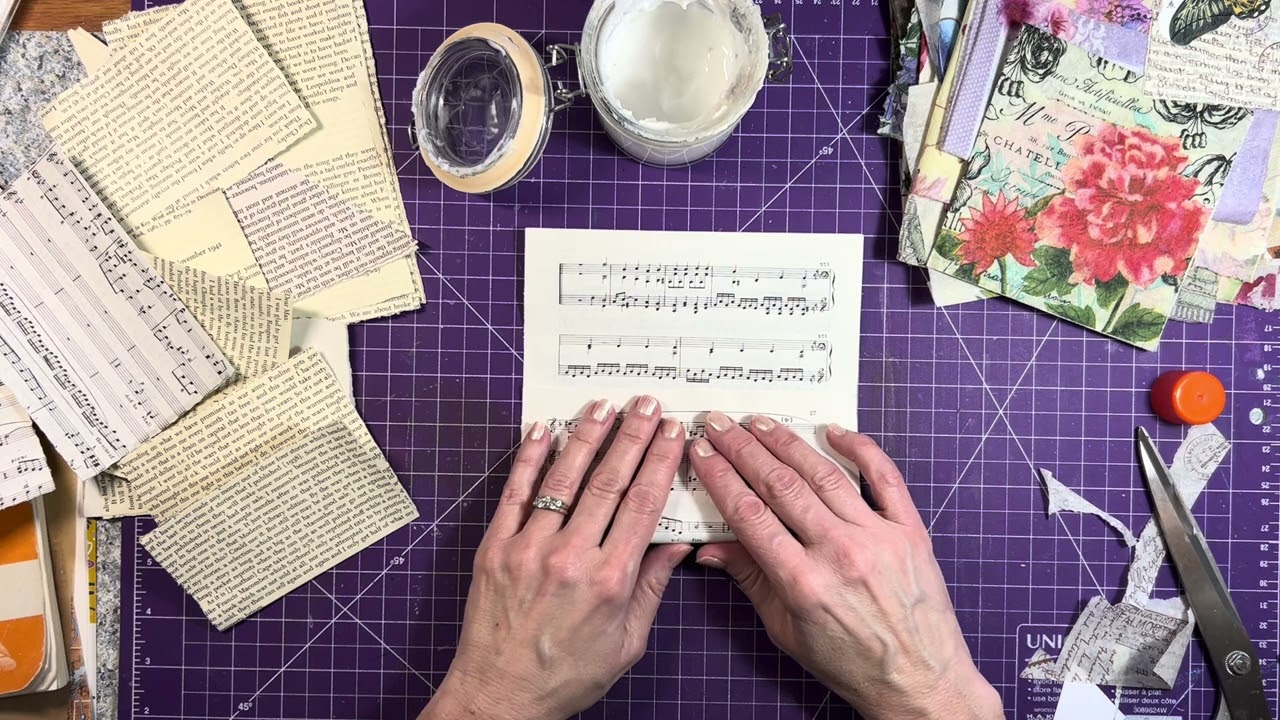 USING UP BOOK PAGES and NAPKINS 