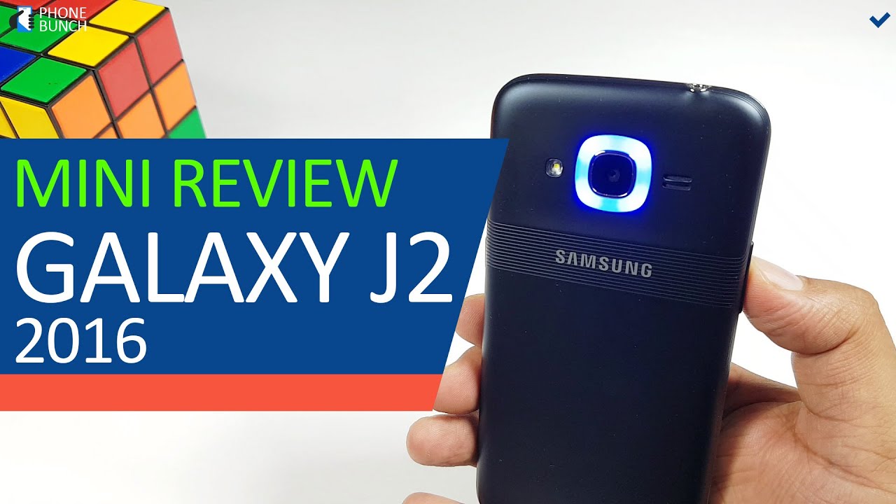 Samsung Galaxy J2 (2016) Smart Glow Unboxing and Mini Review