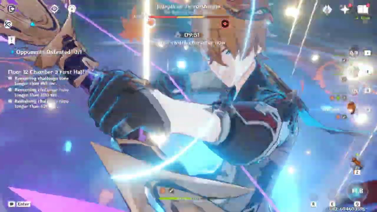 Childe x Yelan vs Chicken in 9 seconds