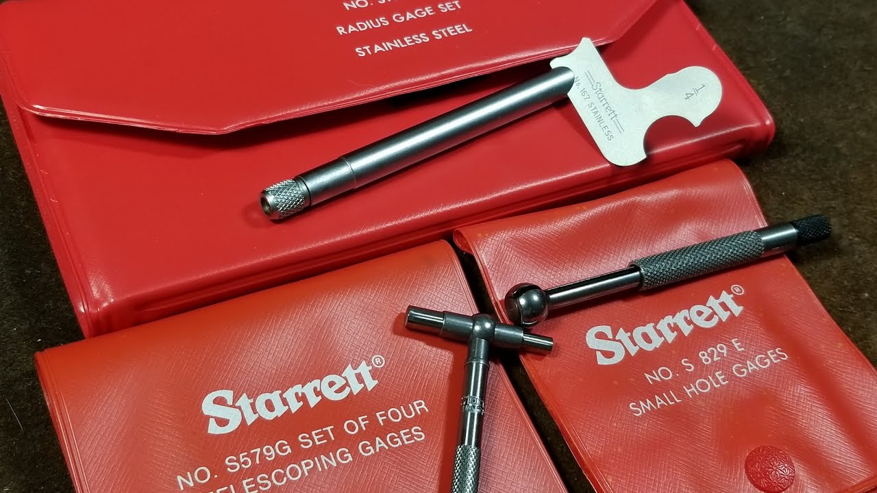 Starrett Small Hole, Telescoping, & Radius Gauge Sets Review