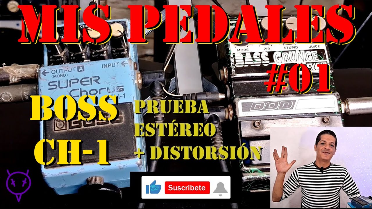 MIS PEDALES 01 | BOSS CH-1 SUPER CHORUS #prueba #review #experienciapersonal #noiserock #shoegaze 🎶