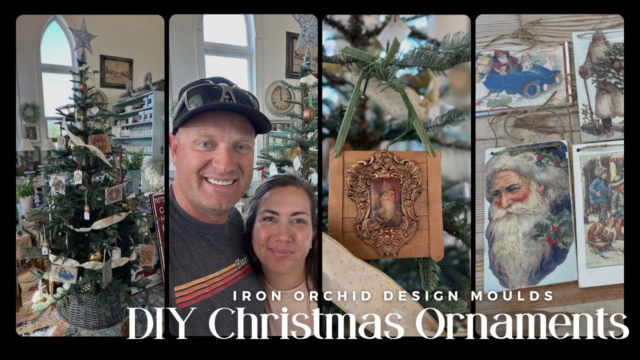 Vintage Christmas DIY & Inspiration thrift flips - vintage farmhouse home decor - Reselling