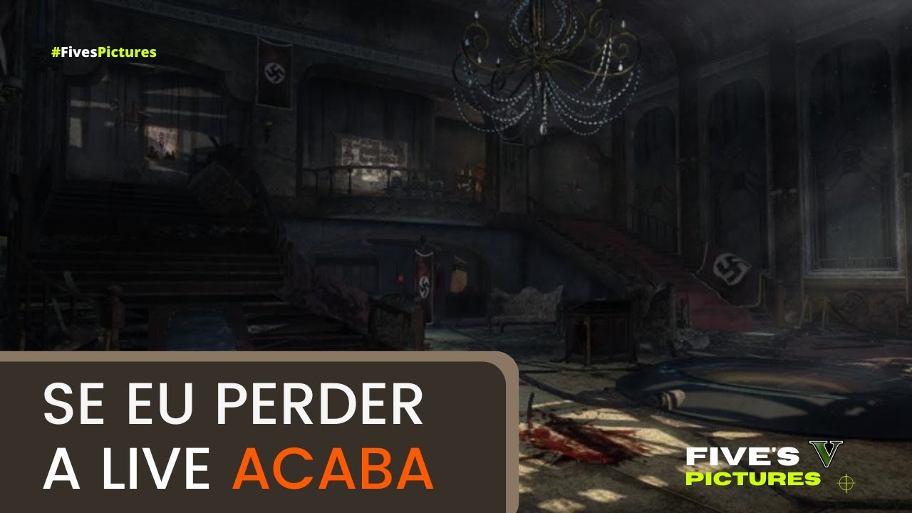 SE EU PERDER A LIVE ACABA  #7  - CALL OF DUTY BLACK OPS ZOMBIES KINO DER TOTEN