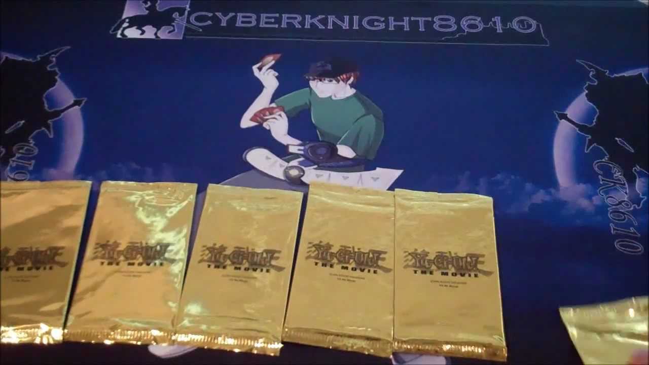 Opening 6 Yugioh Pyramid of Light Movie Promo Packs