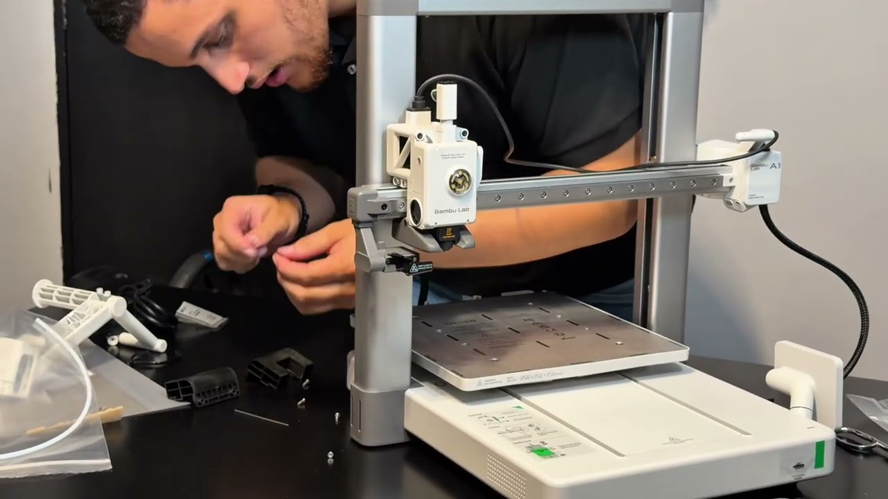 Aprenda como montar uma impressora 3D bambu lab A1