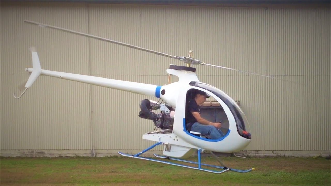 Flying the Mosquito Helicopter - In Flight !