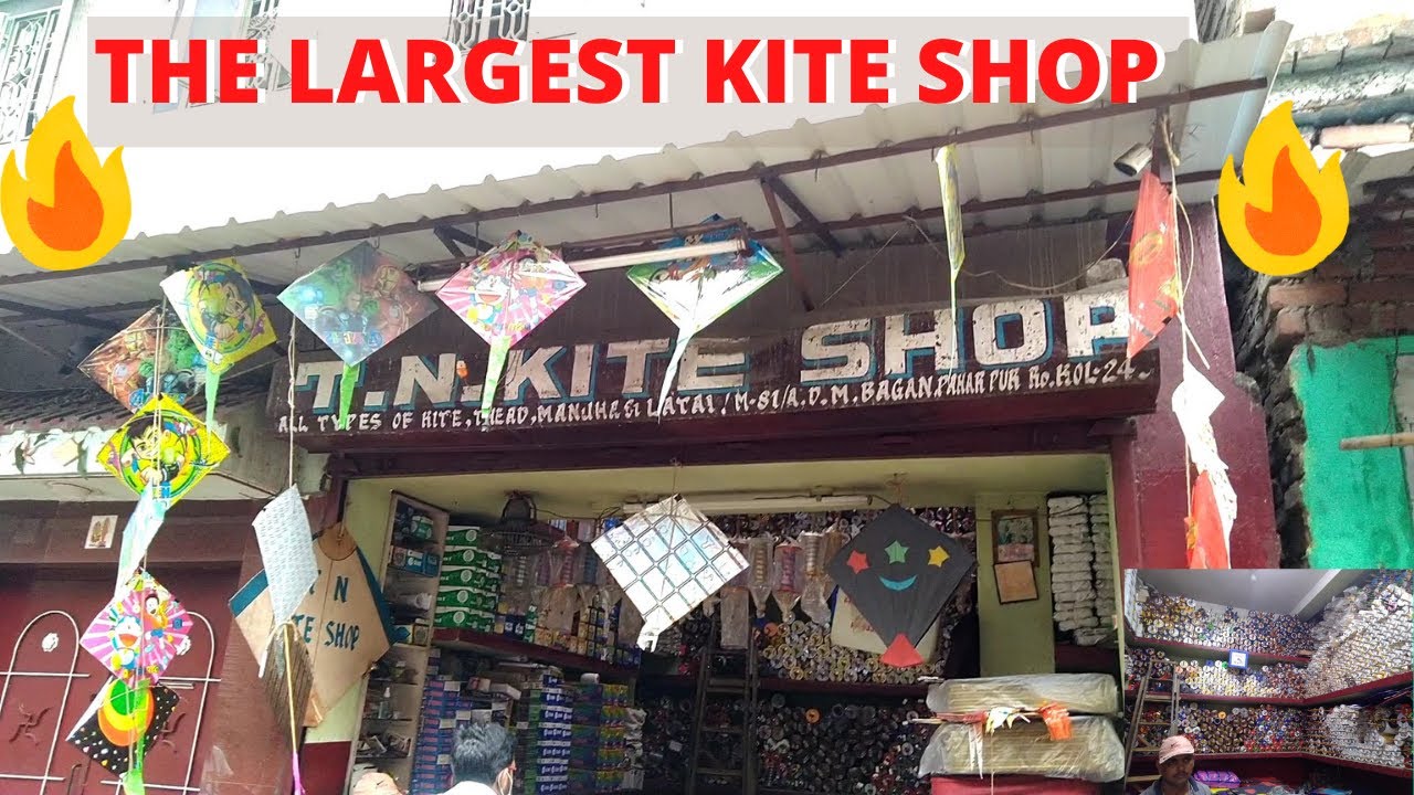 LARGEST KITE SHOP || T.N. KITE || KOLKATA