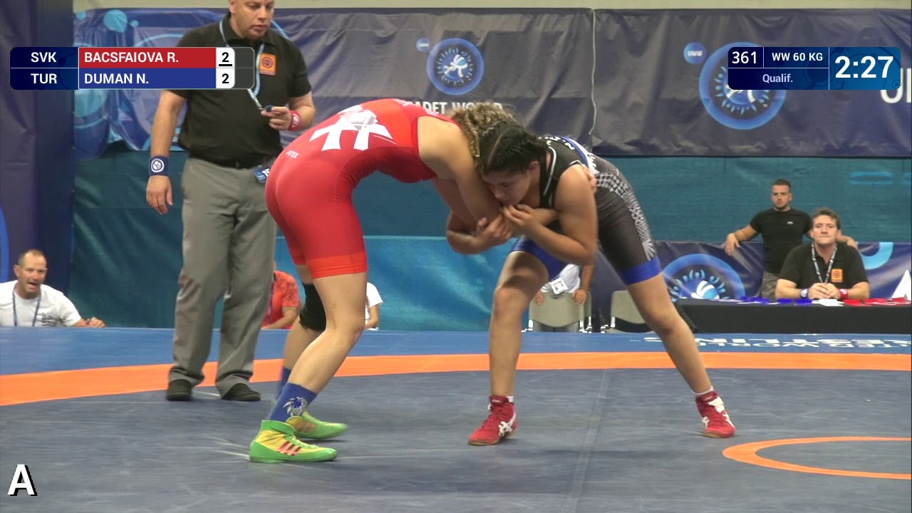 Qual. WW - 60 kg: N. DUMAN (TUR) df. R. BACSFAIOVA (SVK) by VPO1, 4-4