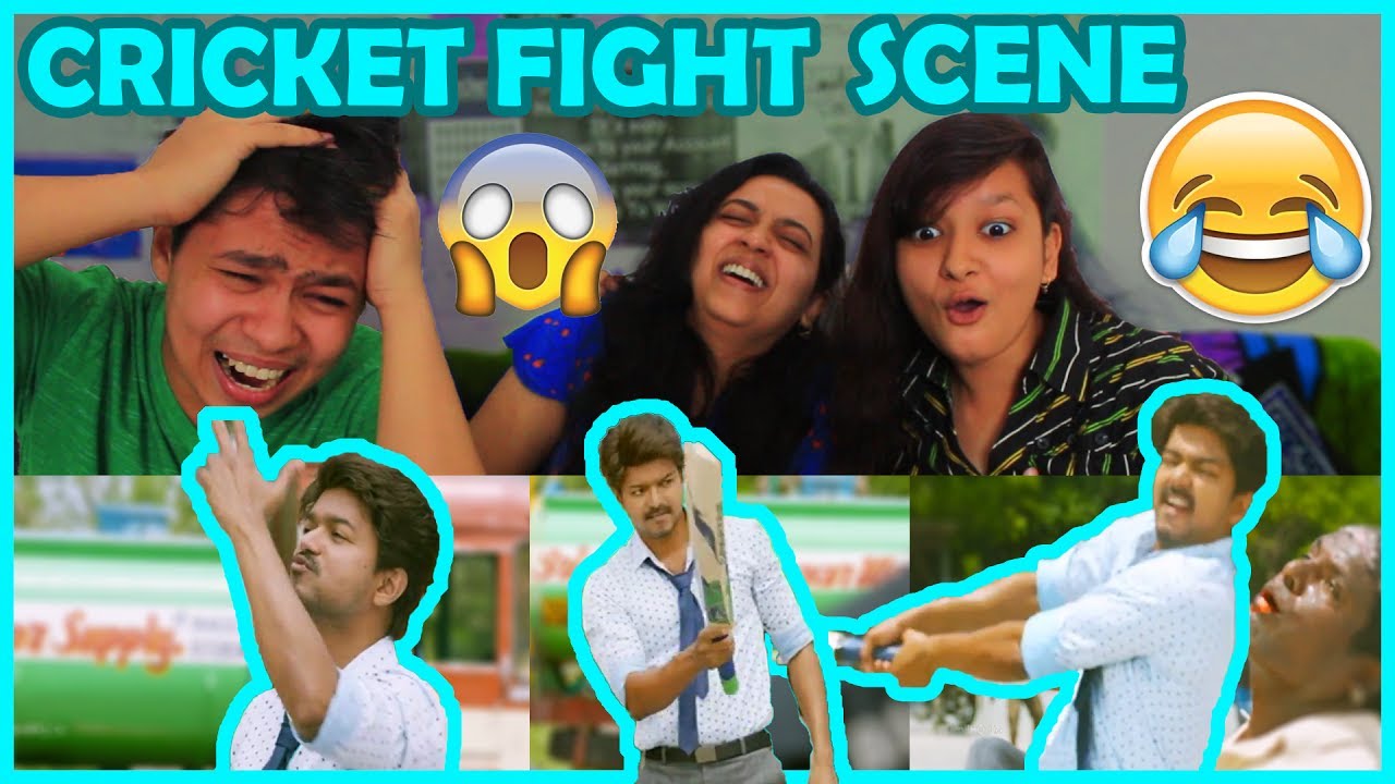 Bairavaa Movie | Funniest Fight Scene | Cricket Scene | ASKD Reaction