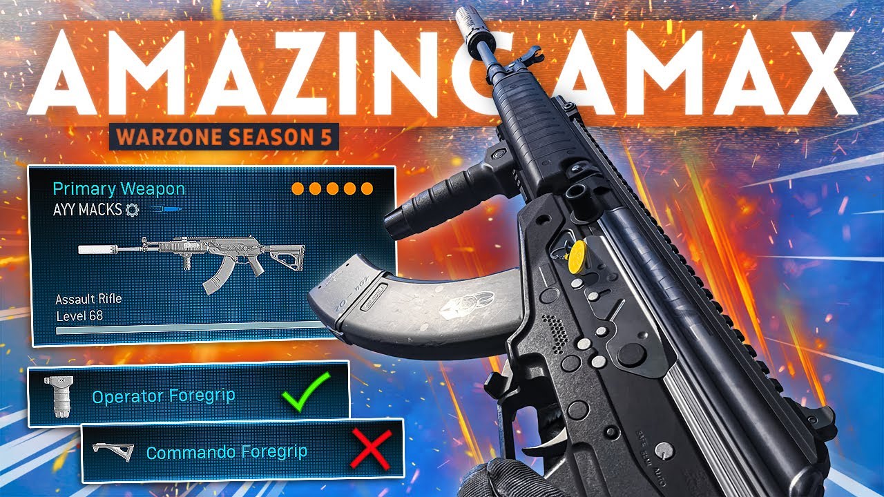 Try this MAX DAMAGE AMAX Class Setup in Warzone! (Fastest TTK in the game)