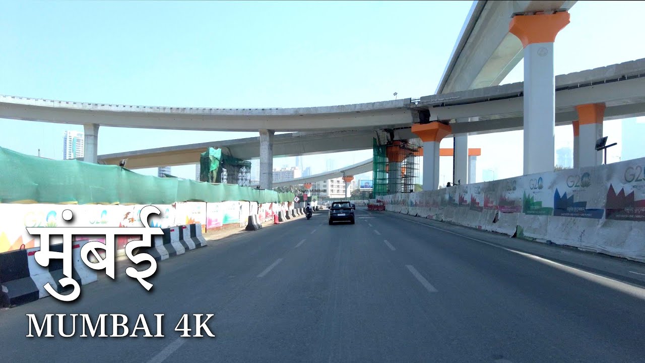Driving Mumbai City - 4K HDR - Marine Drive to Dadar - Coastal Road Update | Life Walk and Drive