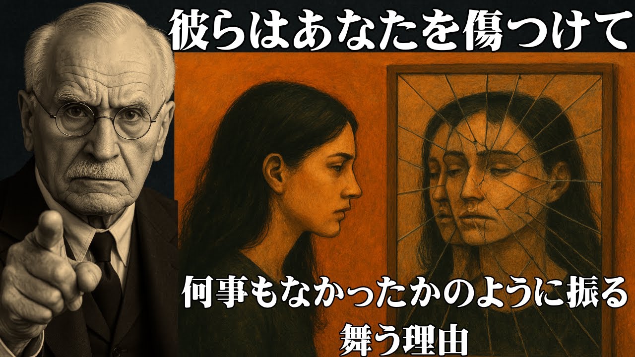 【ユング心理学】なぜ彼らはあなたを傷つけても謝らないのか？
