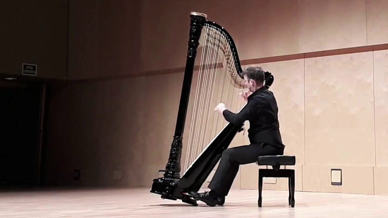 Franz Liszt - Hungarian Rhapsodie No.13 - Sylvain Blassel, harp