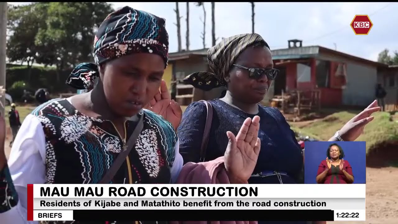 Residents of Kijabe and Matathito benefit from Mau Mau Road construction